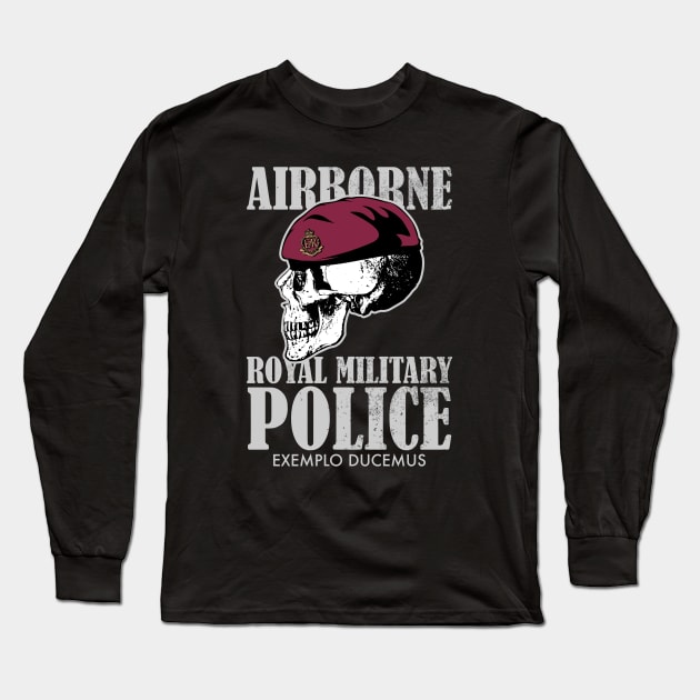 Royal Military Police - Airborne (distressed) Long Sleeve T-Shirt by TCP